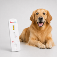 Kit de diagnostic vétérinaire pour animaux de compagnie : Détection de la giardiasis dans les échantillons fécaux de chien – Test rapide d'antigène Canine Giardia en une étape (vente en gros)