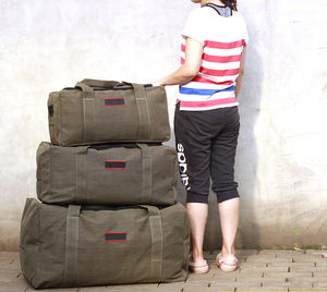 Bolsa de Lona Grande para Viajes y Mudanzas, Impermeable, Ecológica, con Estampado, de Gran Capacidad, Unisex - Product Image 2