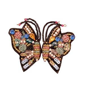 Multicolor Butterfly Beaded Fashion Drop <b>Earrings</b> - Product Image 6