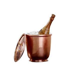 Cubo de almacenamiento de hielo de cobre martillado con forma y tamaño personalizados de calidad superior Cubo de hielo al precio más bajo - Product Image 4