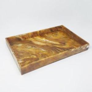 Elegante bandeja de servicio de resina para la decoración de la sala de estar diseñada para agregar encanto a la mesa de centro y la estética interior - Product Image 2