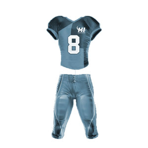 Uniforme de football américain personnalisé de haute qualité, couleur au choix, 100 % polyester, vêtements d'équipe, uniforme de football américain à vendre - Product Image 1