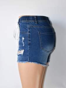 กางเกงขาสั้นแฟชั่นฤดูร้อนใหม่สำหรับผู้หญิงกางเกงขาสั้นสตรีแบบพรีเมี่ยมกางเกงขาสั้นผ้ายีนส์2025มีสไตล์ตามสั่ง - Product Image 4