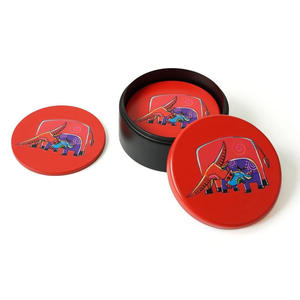 Posavasos lacado con soporte buena elección posavasos lacado precio directo del mejor productor - Product Image 5