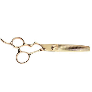 Professional teeth <b>Hair</b> <b>Thinning</b> <b>Scissors</b> 5.5" stainless steel Adjustable gripped <b>Hair</b> Salon barber <b>Scissors</b> - Product Image 2