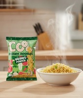 Cool Instant Vegetable Flavour Fried Noodles Family Pack 3-Minute Quick Cooking