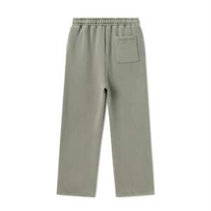 Pantalon large droit personnalisé, coupe ample, en jersey de polyester, pantalon de survêtement pour homme, pantalon de survêtement ample plissé pour homme - Product Image 3