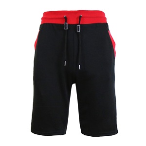 Haute qualité hommes français Terry Shorts plaine teint coupe-vent Anti-rides confortable solide sueur survêtement fermeture éclair poches élégant - Product Image 4