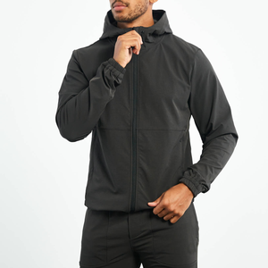 Venta al por mayor ropa deportiva personalizada impermeable chaqueta con capucha para pescador chaqueta cortavientos - Product Image 1