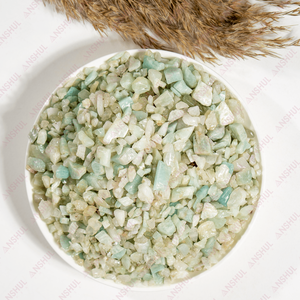 Amazonita de Primera Calidad, 1 Kg, Virutas de Piedras Preciosas de Forma Irregular, Cristales Naturales Curativos, Mini Virutas para Decoración, Arte y Meditación - Product Image 4