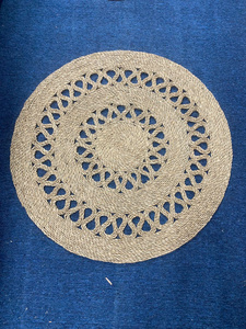 Wholesale Eco-friendly Bamboo Seagrass <b>Woven</b> Round <b>Placemats</b> and Coasters Handmade in Vietnam - Product Image 5