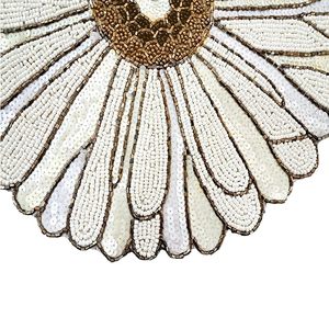 Meilleur napperon décoratif à thème avec vaisselle arrondie en perles de verre napperon pour les fêtes et autres fonctions Thème conçu - Product Image 4