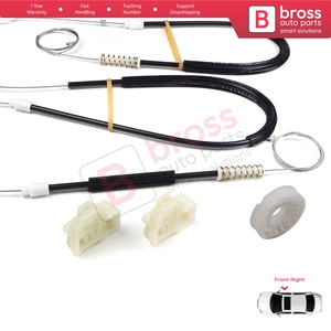 Kit de réparation de lève-vitre BWR235, porte avant droite pour Passat B5 B5.5 3B 3BG Superb MK1 B5 3U 3B1837462 - Product Image 5