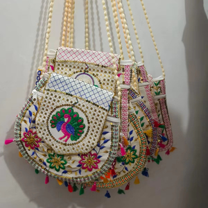 Assorted Shoulder Bag Handbag Gift for Girls Banjara <b>Crossbody</b> <b>Purse</b> Women Accessory Ethnic Embroidery Boho Side Bags Favor - Product Image 1
