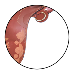 Selle de stock en cuir véritable de qualité supérieure faite à la main, légère et flexible avec un soutien confortable pour une conduite toute la journée - Product Image 6