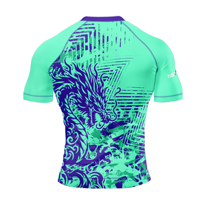 เสื้อกันผดผื่นแบบระเหิดสำหรับผู้ชาย2025-26ฤดูร้อนเสื้อสำหรับผดผื่นสำหรับผู้ชายน้ำหนักเบาแบบศิลปะการต่อสู้ฤดูหนาว - Product Image 4