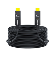 DTECH A à D Type Single Head Micro HDMI Détachable 4 en 1 Full HD Connect 2.0v HDMI Câble à fibre optique 50M