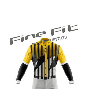 Conjunto de uniforme de béisbol deportivo personalizado para hombre más vendido, pantalones de Jersey de poliéster 100% transpirables con colores personalizados para ropa de equipo - Product Image 6