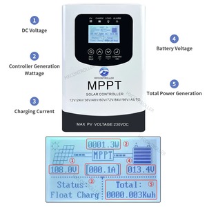 MPPT 60A-100A 230VDC OEM 品牌太阳能充电控制器，带 RS485 监控器，适用于 12V/24V/48V/60V-72V/<span class=keywords><strong>96V</strong></span> 系统 - Product Image 3