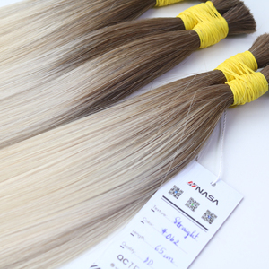 การต่อผมจํานวนมากคุณภาพสูงผมเวียดนามจมสองครั้ง 100 กรัมสีเข้ม 18 นิ้ว - Product Image 1