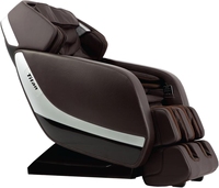 Fauteuil de massage avec inclinaison zéro gravité, commandes vocales, oscillation des mollets et triple rouleaux pour les pieds, moderne, de haute qualité, confortable