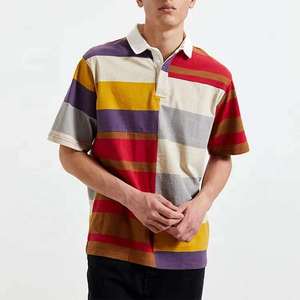 เสื้อโปโลผู้ชายคุณภาพสูง สีสันสดใส ผ้าฝ้าย 100% แขนสั้น สวมใส่สบาย น้ำหนักเบา - Product Image 1