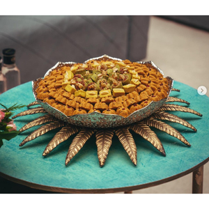 Cuenco para servir de Material metálico de calidad de lujo, cuenco para servir chocolate de Metal dorado de estilo atractivo para regalar cualquier ocasión especial - Product Image 3