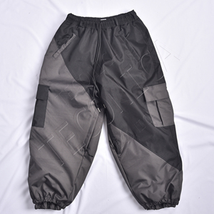 Pantalones de invierno personalizados para hombre de talla grande al por mayor, pantalones de nieve impermeables transpirables con cremallera, estampado a prueba de viento para esquiar - Product Image 1