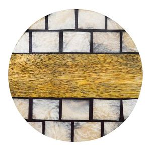 Sous-verres de table en perles pour cadeaux de retour de pendaison de crémaillère et cadeaux d'entreprise Sous-verres faits à la main avec incrustation de vadrouille scintillante - Product Image 6