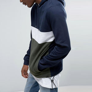 Logotipo bordado en blanco Hombres Panel Diseño DE TRABAJO Peso pesado Algodón 80% Poliéster 20% 300gsm Casual Boxy Plain Tallas grandes Otoño - Product Image 3