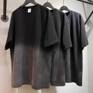 Wholesale 100% Cotton Blank Oversized <b>Tshirt</b> 260G Heavy Weight Custom 3d Logo Men Puff Print Tee Shirt - Product Image 4