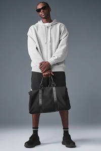 Top Selling Custom Logo Oversized Athletic <b>Grey</b> Full Zip Up Unisex Hoodie Heavyweigth French Terry Cotton Blended <b>Men's</b> Hoodie - Product Image 5