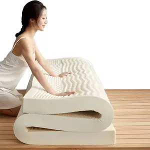 Super Soft High Quality Natural Rubber orthopedic Latex Mattress for Bedroom Comfortable with Removable Cover