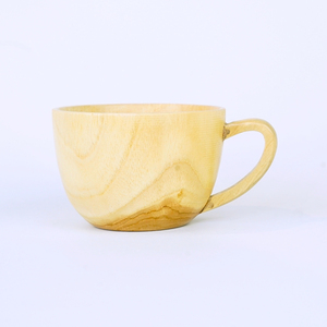 Tasse élégante et légère en bois de teck Tasse durable et écologique pour le café et le thé quotidiens Accessoires portables pour le café et le thé pour le plaisir - Product Image 3