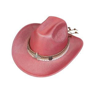 Nuevos sombreros de vaquero de cuero al aire libre para hombres de vaquero occidental personalizados Sombreros de vaquero en cuero genuino Sombreros de moda al por mayor - Product Image 3