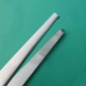 Pinzas de Tejido de Acero Inoxidable de Alta Calidad, 8 Pulgadas, 2x3 Dientes, Instrumento Quirúrgico Reutilizable, Duradero, Manual, Clase I, CE - Product Image 2