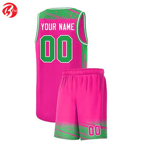 Uniforme d'équipe de sport Ensemble de basket-ball d'entraînement d'équipe respirant Nouvel uniforme de basket-ball de vêtements de sport en polyester Bsci - Product Image 3