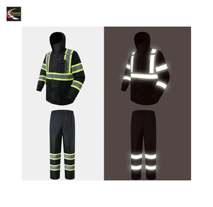 Venta al por mayor ropa de trabajo de seguridad uniforme ropa de trabajo general de manga completa resistente al fuego reflectante electricista ropa de trabajo traje de seguridad - Product Image 5