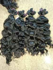 Venta al por mayor de extensiones de cabello Remy brasileño Virgen sin procesar tipo de cabello humano indio - Product Image 2