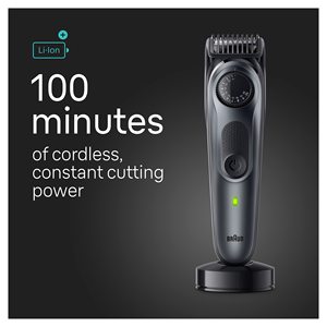 Kit de tondeuse tout-en-un 8-en-1 pour hommes, lame ultra-affûtée, tondeuse à barbe et corps avec 40 réglages de longueur - Product Image 4