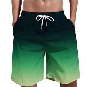 Pantalones cortos de playa de secado rápido de poliéster 100% para hombre, forro de alta calidad, malla lateral de playa, ropa deportiva para correr al aire libre, pantalones cortos básicos - Product Image 1