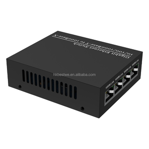 สินค้าขายดี ตัวแปลงสัญญาณใยแก้วนำแสงแบบมินิ 1000Mbps โหมดเดี่ยว ไฟเบอร์เดี่ยว 2SC เป็น 4RJ45 - Product Image 6