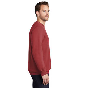 OEM Puff Print <b>Crewneck</b> Bulk Wholesale DTG Printed <b>Sweatshirt</b> High Quality Plain Soft Cotton Fleece <b>Sweatshirts</b> for <b>Man</b> - Product Image 3