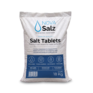 โซดาไนตรัสไตรเอทเซลล์ (NaCl) ความบริสุทธิ์ 99.9% น้ำหนัก 18 กก. เกรดอุตสาหกรรม แบบเม็ด สำหรับทำให้น้ำอ่อน รับผลิตแบบ OEM แบรนด์ส่วนตัว จัดส่งระหว่างประเทศ - Product Image 1