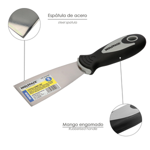 Manico per Spatola con Impugnatura Gummy Grip da 50 mm - Product Image 3
