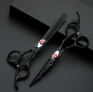 Tijeras de peluquero profesionales para estilista, tijeras con mango de acero inoxidable para adelgazar el corte de pelo, tijeras de belleza - Product Image 5