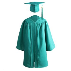 Gorro y vestido de graduación con borla 2025 uniforme escolar vestido de graduación muestra ceremonia universitaria clásica - Product Image 1