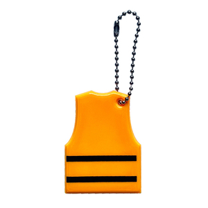 Llavero Reflectante Personalizado de PVC, Llavero con Forma de Chaleco Reflectante, Colgante para Bolsa, Decoración, Llaveros Reflectantes de Seguridad Nocturna - Product Image 6
