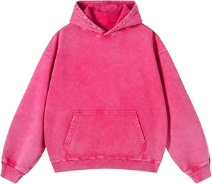 Sudadera con capucha de lavado ácido para mujer, algodón negro, transpirable, ajuste Regular de invierno, sudadera de alta calidad hecha a medida - Product Image 5