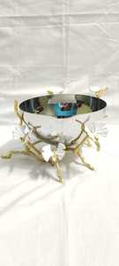 Bol en métal artisanal unique tendance mondiale pour l'exportation, plaqué, grande capacité, bols à mélanger en acier inoxydable pour la cuisine, la pâtisserie, sans danger - Product Image 3